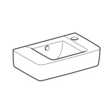 Раковина 40х25 см Geberit Renova Plan 272140000