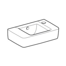 Раковина 40х25 см Geberit Renova Plan 272140000