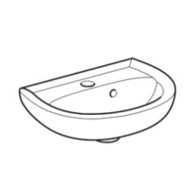 Раковина 40х30 см Geberit Renova 273040000