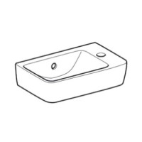 Раковина 40х25 см Geberit Renova Compact 276140000