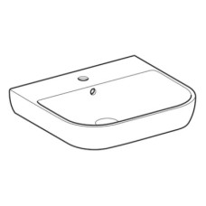 Раковина 55х48 см Geberit Smyle 500.227.01.1