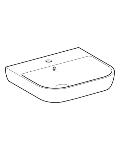 Раковина 55х48 см Geberit Smyle 500.227.01.1