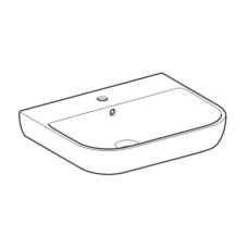 Раковина 60х48 см Geberit Smyle 500.228.01.1