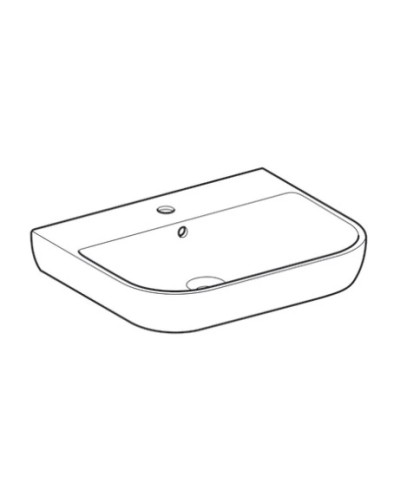 Раковина 60х48 см Geberit Smyle 500.228.01.1