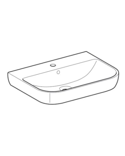 Раковина 65х48 см Geberit Smyle 500.230.01.1