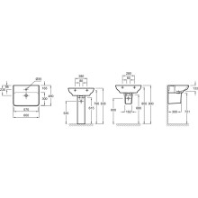 Раковина 60х48 см Jacob Delafon Struktura EGD112-00