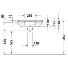 Раковина 65х44 см Duravit D-Neo 2366650000