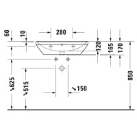 Раковина 65х44 см Duravit D-Neo 2366650000
