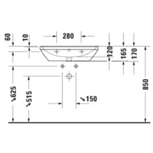 Раковина 65х44 см Duravit D-Neo 2366650000