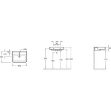 Раковина подвесная 60х46 см Jacob Delafon Replay E4489-00