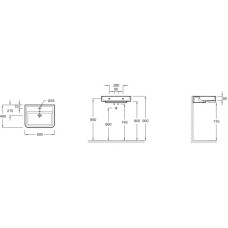 Раковина подвесная 60х46 см Jacob Delafon Replay E4489-00