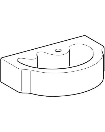 Раковина 60х40 см Geberit Bambini 326060000