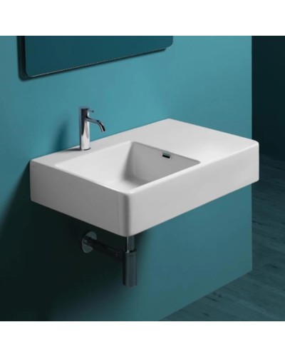 Раковина 75x45 см Simas Lavabi d'arredo QU75Sx1 bi