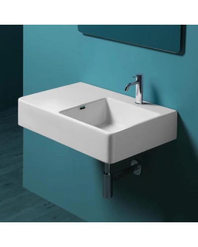 Раковина 75x45 см Simas Lavabi d'arredo QU75Dx1 bi