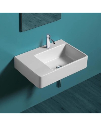 Раковина 65x45 см Simas Lavabi d'arredo QU65Dx1 bi