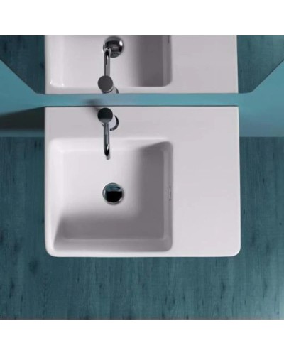 Раковина 60x45 см Simas Lavabi d'arredo QU60Sx1 bi