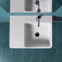 Раковина 60x45 см Simas Lavabi d'arredo QU60Dx1 bi