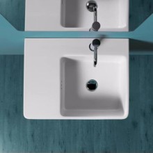 Раковина 60x45 см Simas Lavabi d'arredo QU60Dx1 bi