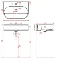 Раковина 65x45 см Artceram Atelier ATL003 17 00 x1