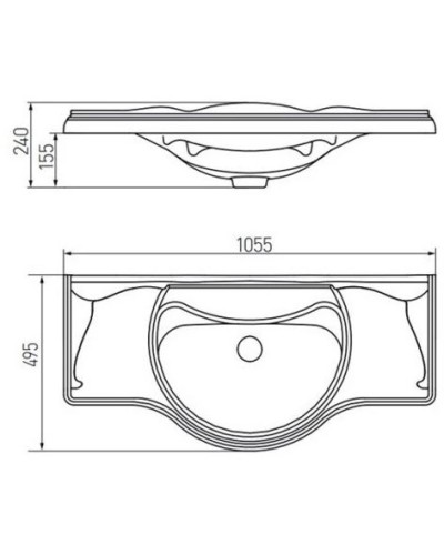 Раковина Лаура 1050 Акватон 1A706831LU010