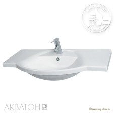 Раковина Лацио 95 см белая Акватон 1A702031LC010