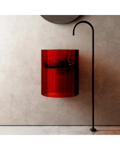 Раковина 42х42 см Abber Kristall AT2704Rubin