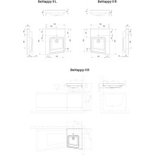 Раковина 50х66,5 см Ravak BeHappy II R XJAP1100001