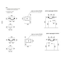 Раковина 40х23 см GSI Nubes 9636011