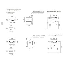 Раковина 40х23 см GSI Nubes 9636011