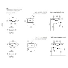 Раковина 40х23 см GSI Nubes 9636011