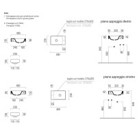 Раковина 40х23 см GSI Nubes 9636026
