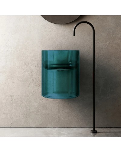 Раковина 42х42 см Abber Kristall AT2704Aquamarin