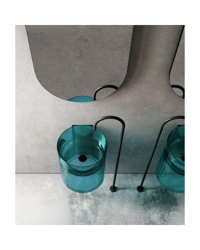 Раковина 42х42 см Abber Kristall AT2704Aquamarin