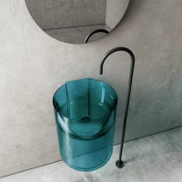 Раковина 42х42 см Abber Kristall AT2704Aquamarin