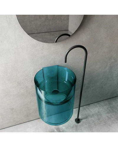 Раковина 42х42 см Abber Kristall AT2704Aquamarin