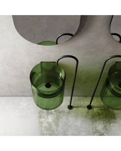 Раковина 42х42 см Abber Kristall AT2704Emerald