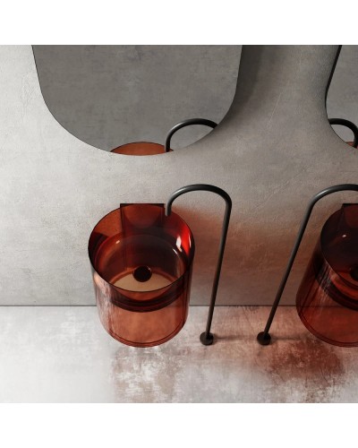 Раковина 42х42 см Abber Kristall AT2704Opal