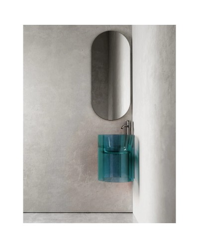 Раковина 42,2х42,2 см Abber Kristall AT2705Aquamarin