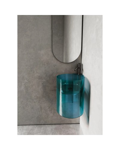 Раковина 42,2х42,2 см Abber Kristall AT2705Aquamarin