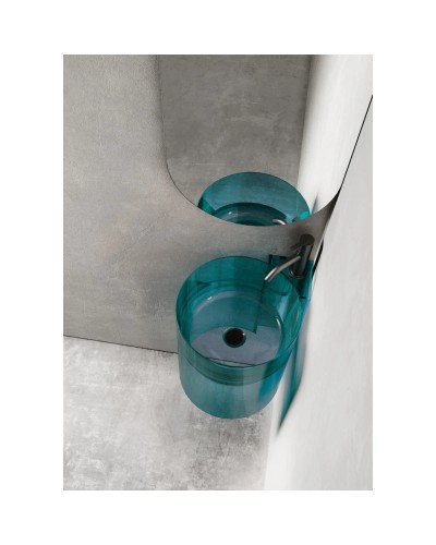 Раковина 42,2х42,2 см Abber Kristall AT2705Aquamarin