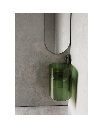 Раковина 42,2х42,2 см Abber Kristall AT2705Emerald