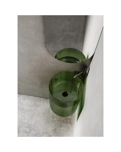 Раковина 42,2х42,2 см Abber Kristall AT2705Emerald