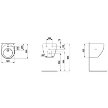 Мини-раковина 42 см Laufen Alessi 8.1597.0.400.104.1