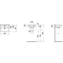 Раковина 45x36 см Laufen Palace 8.1570.1.000.104.1
