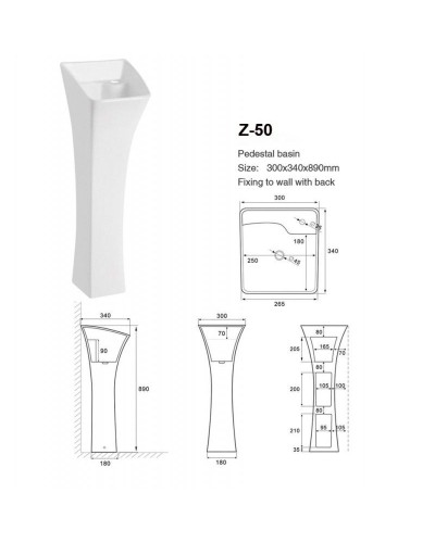 Раковина - Z-50 Zandini