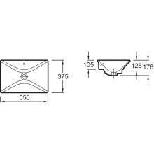 Раковина-чаша 55 см Jacob Delafon Reve E4819-00