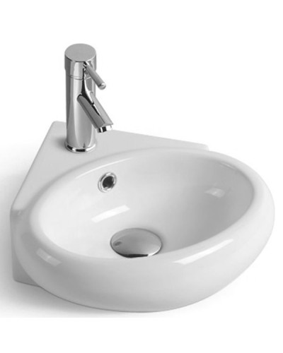 Раковина SantiLine 39 SL-2021 угловая Белая