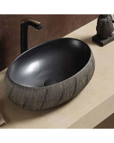 Раковина CeramaLux 58 J2102 Черная