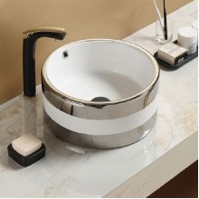 Раковина CeramaLux 42 C1056 Серебряная