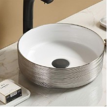 Раковина CeramaLux 37 C1054 Серебряная